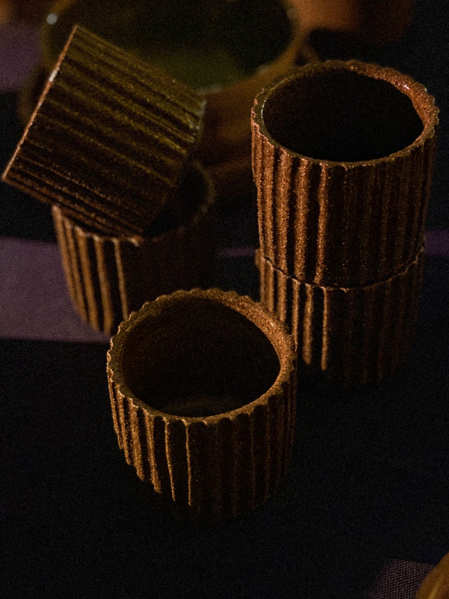 Textured cup