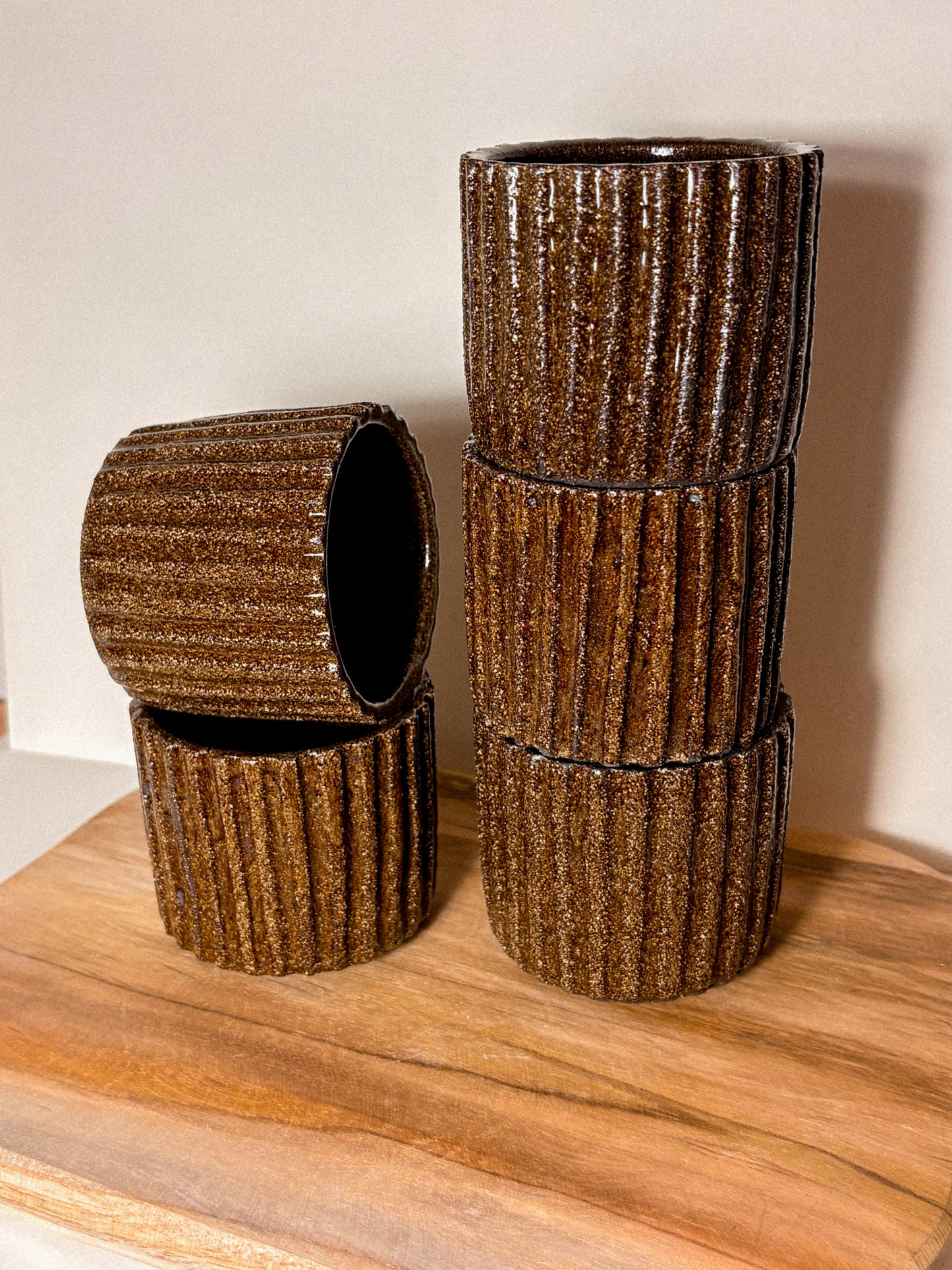 Textured cup