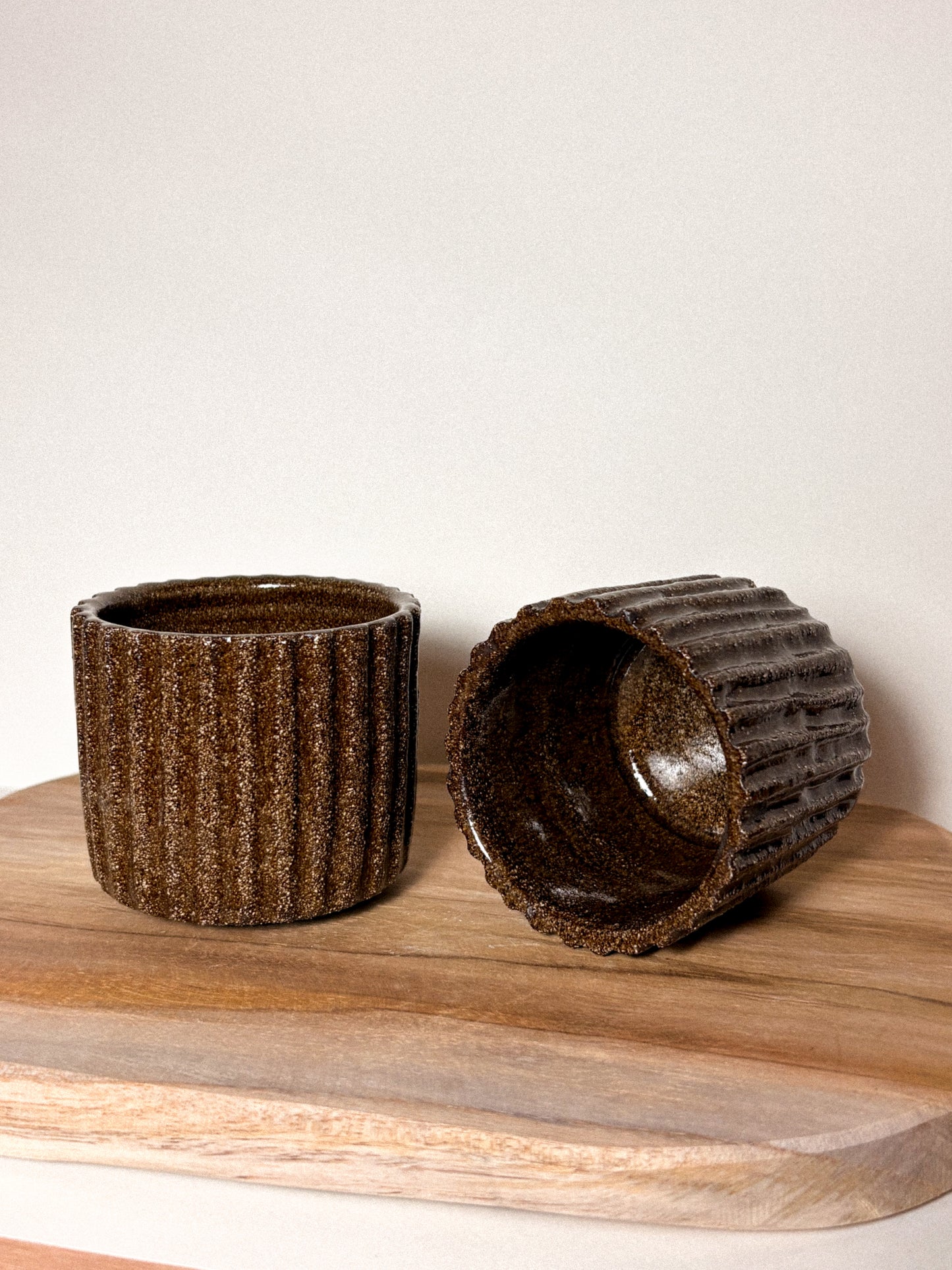Textured cup