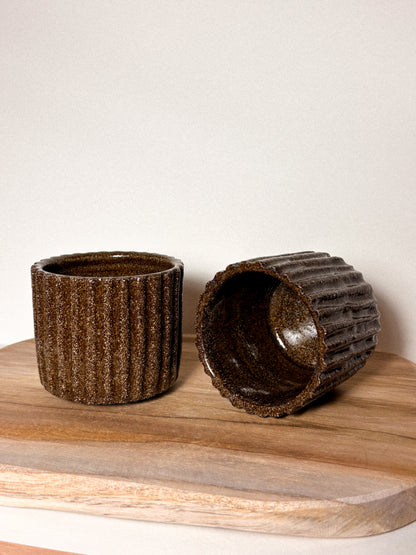 Textured cup