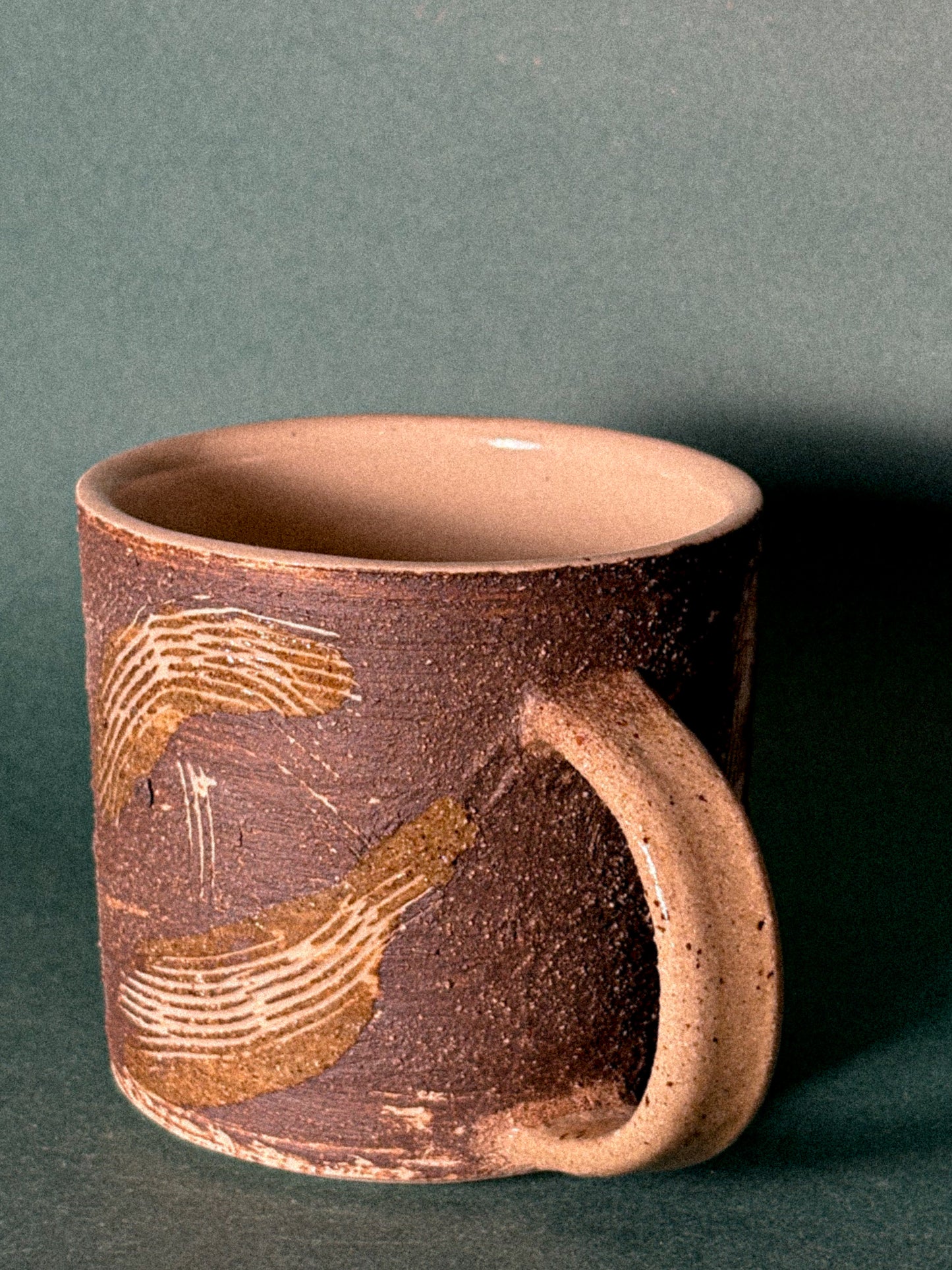 Classic mug Brown Texture