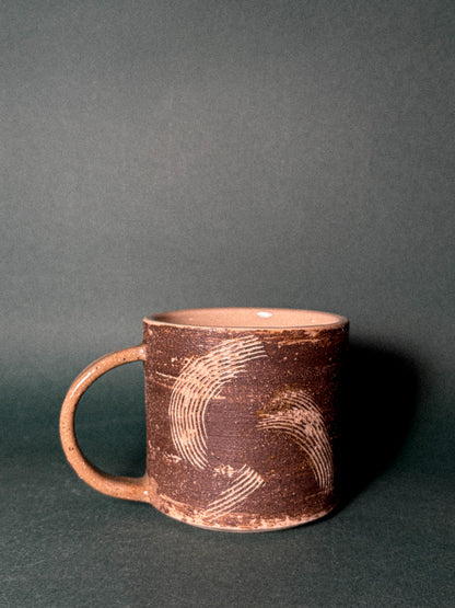 Classic mug Brown Texture