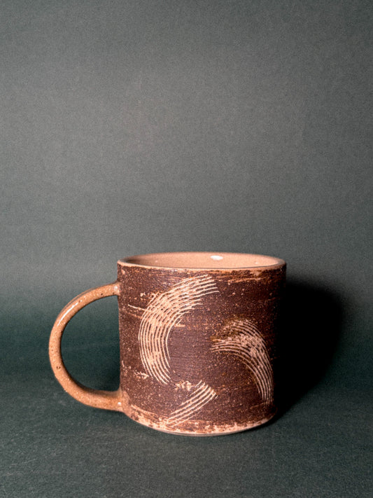 Classic mug Brown Texture
