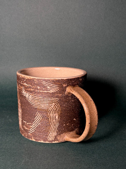 Classic mug Brown Texture