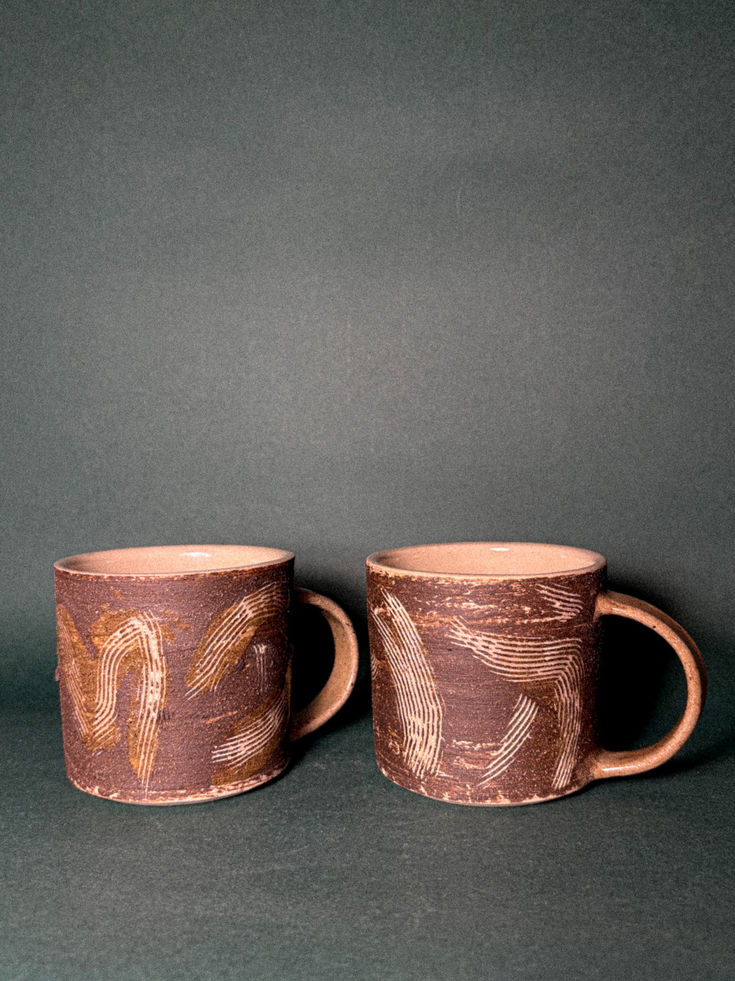 Classic mug Brown Texture