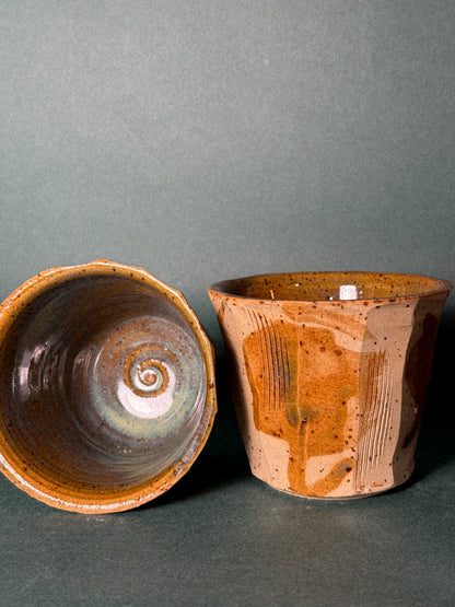 Carved cup