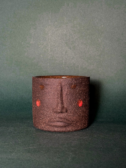Numb face brown